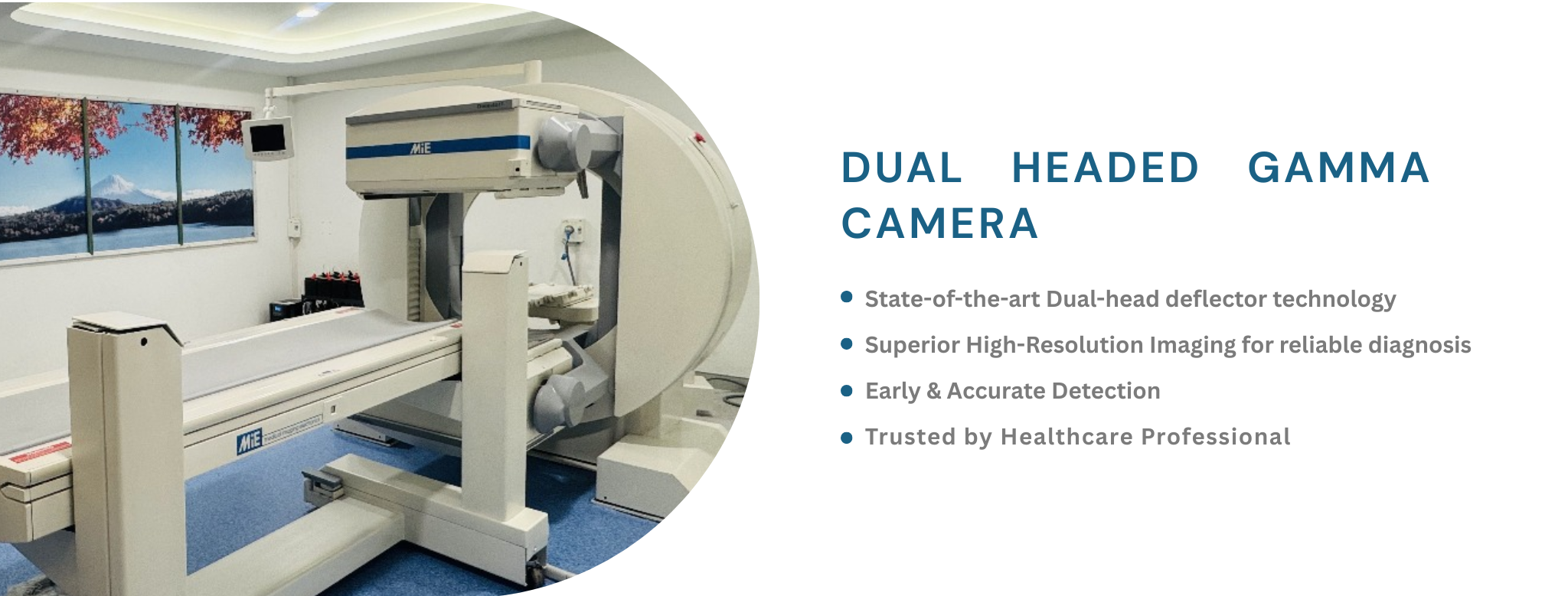 Dual Headed Gamma Camera