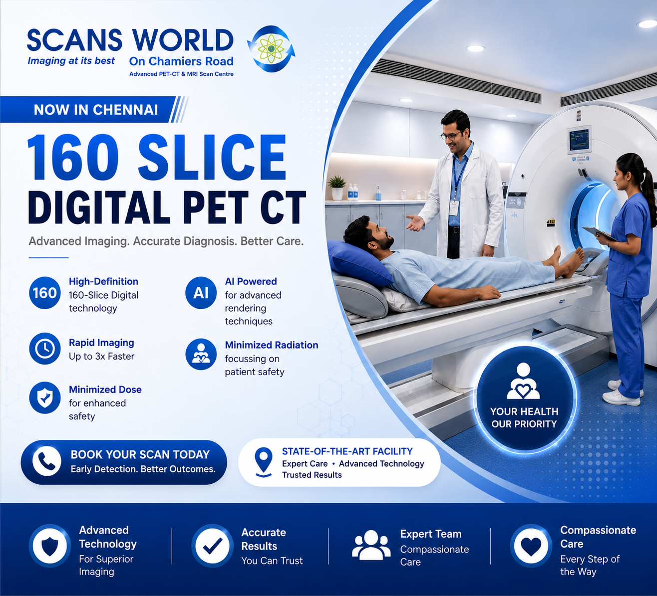 60-Slice Digital PET CT Scanner – Advanced Medical Imaging Chennai