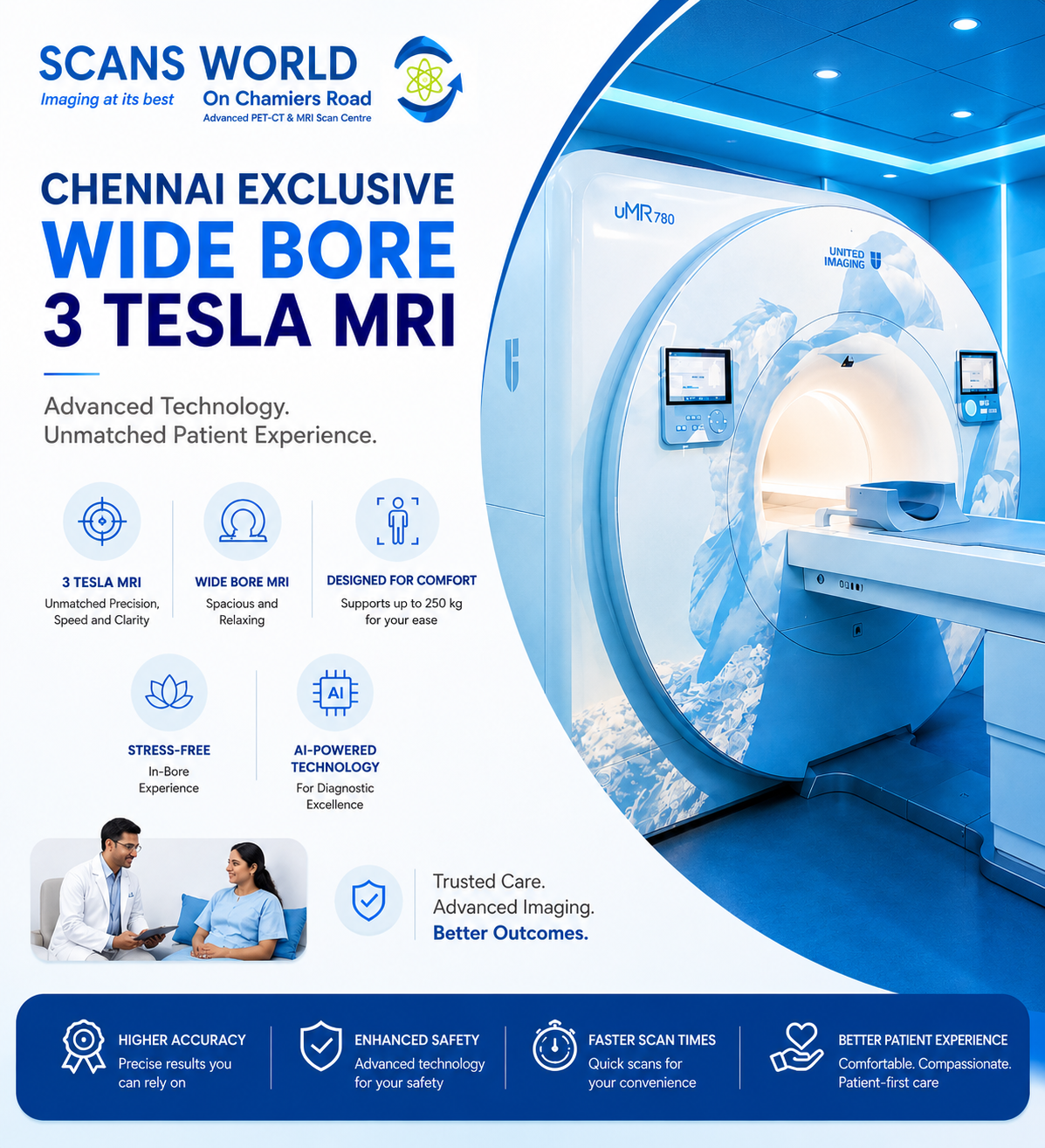 Wide Bore 3 Tesla MRI – Advanced Diagnostic Imaging Chennai